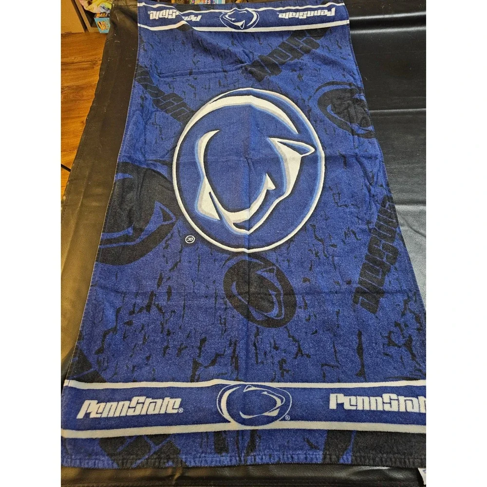 Vintage McArthur Penn State Nittany Lions Beach‎ Towel 54x28